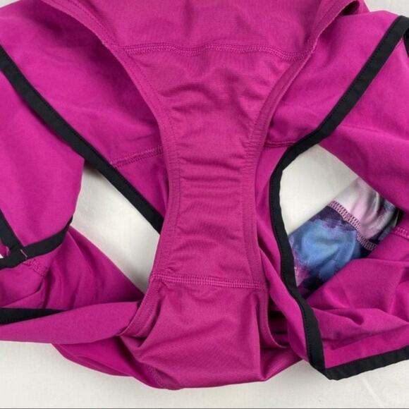 Lululemon Speed Short Raspberry Blooming Pixie Running Athletic Active Shorts 8 - Picture 6 of 8